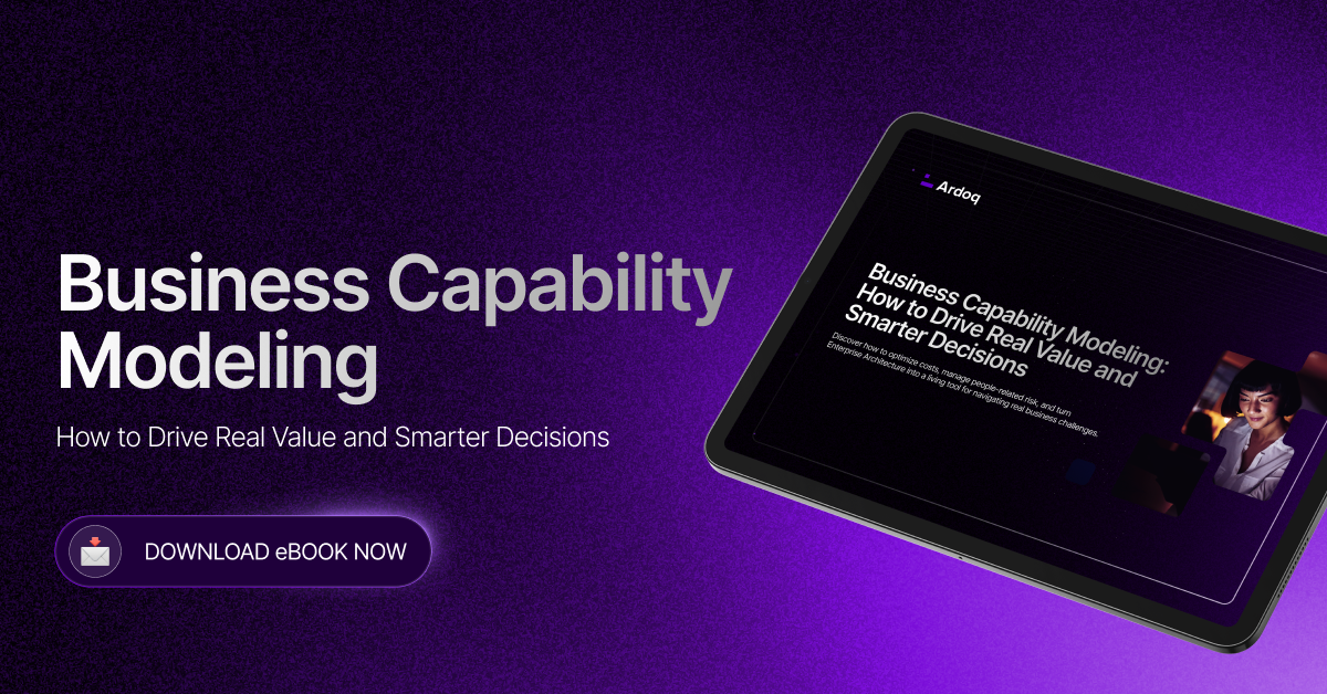 ardoq business capability modeling drive value smarter decisions