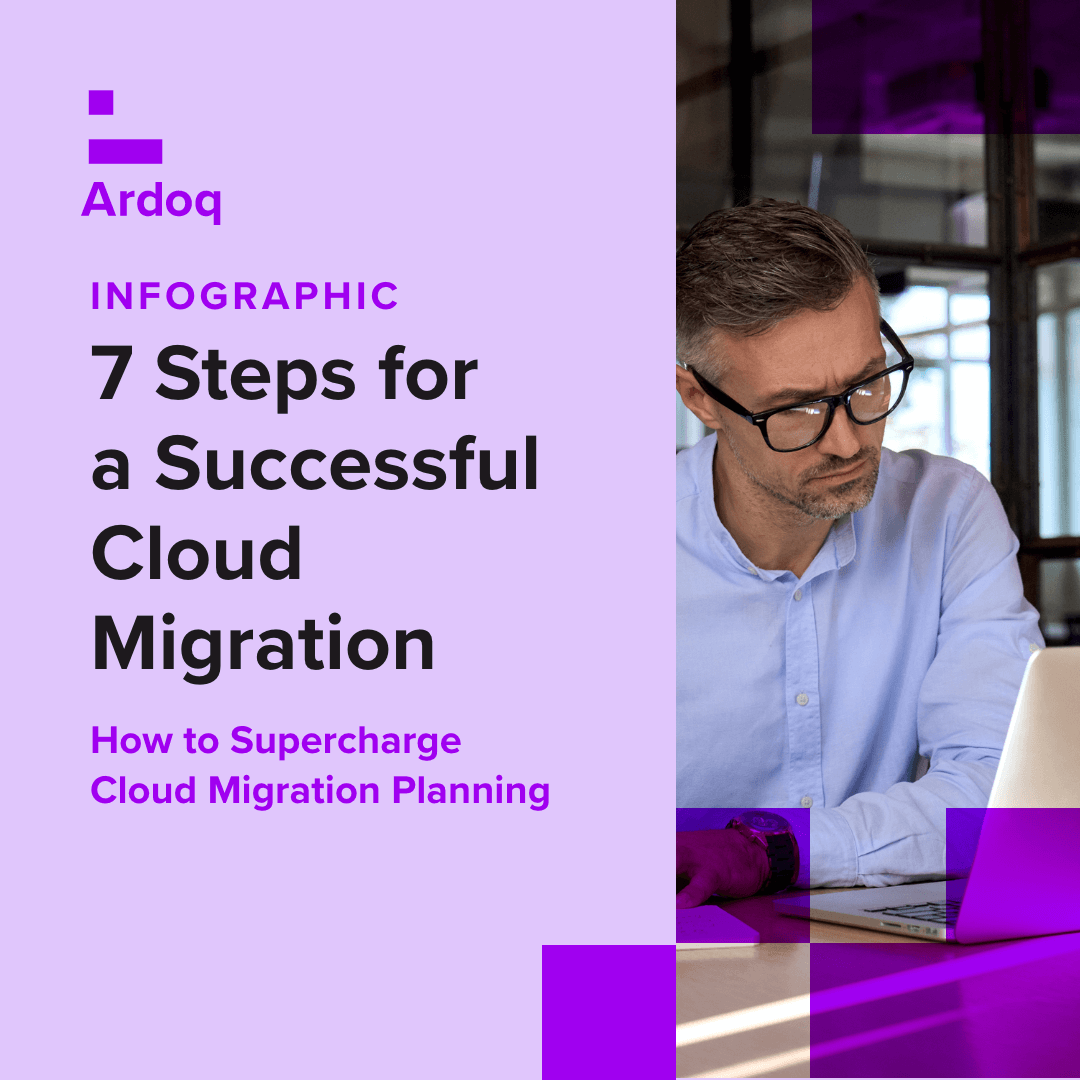 infographic 7 steps for a successful cloud migration