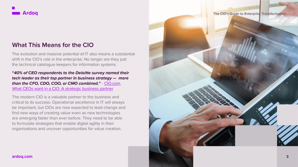 what this means for the cio
