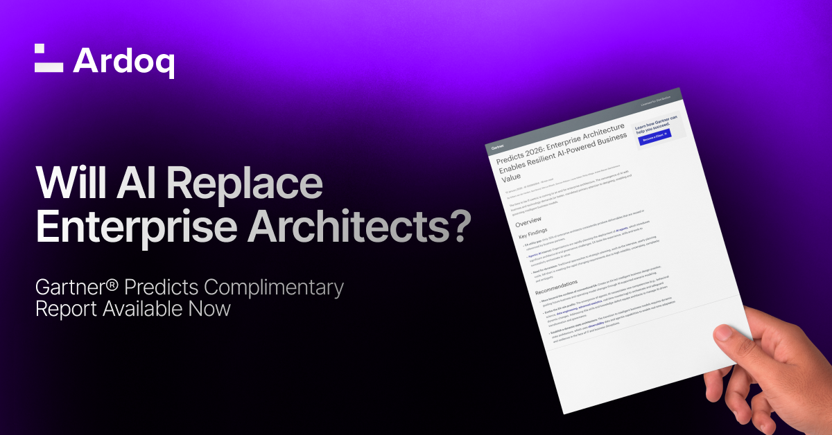 gartner predicts 2026 ai enterprise architects ardoq new